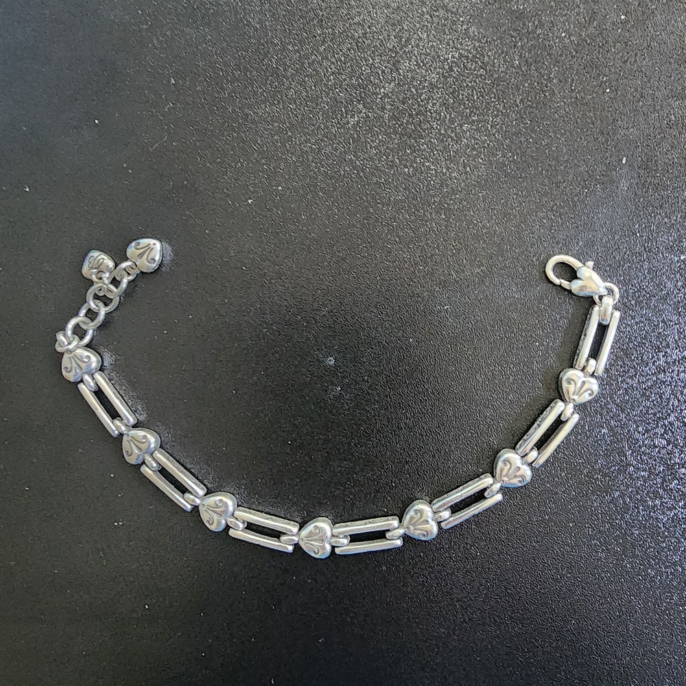 Brighton Silver Geometric Chain Bracelet